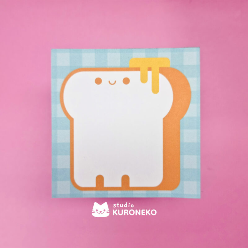 Bloquinhos de anotações - Gatinhos e pãozinho