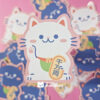 Pacote de Adesivos - Maneki Neko "Gatos da sorte"