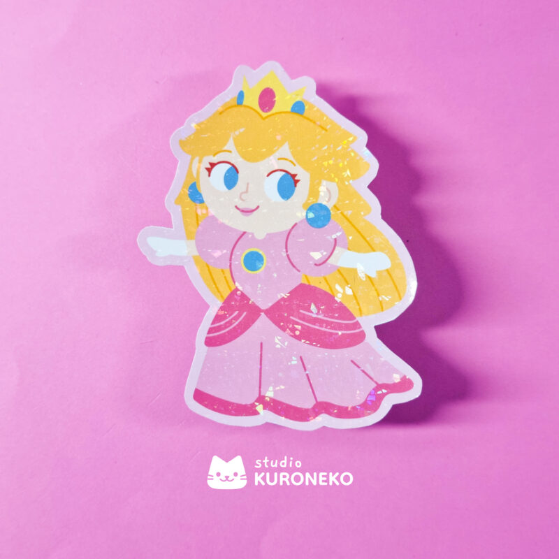Adesivo - Princesa Peach Mario Bros