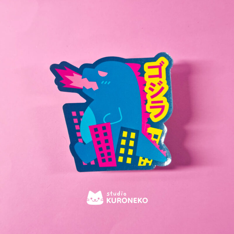 Adesivo - Godzilla destruidor