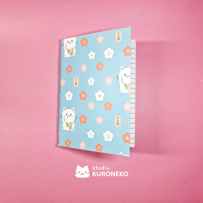 Caderninho de Anotações - Maneki Neko - 50 folhas - 14x10cm