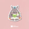 Adesivo - Totoro Lendo