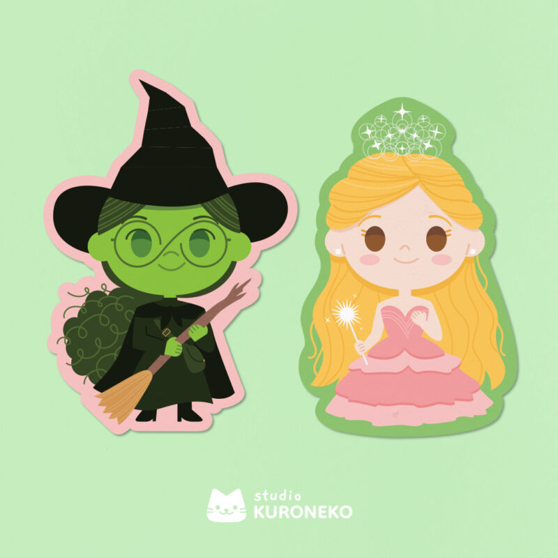 Pacote de Adesivos - Wicked