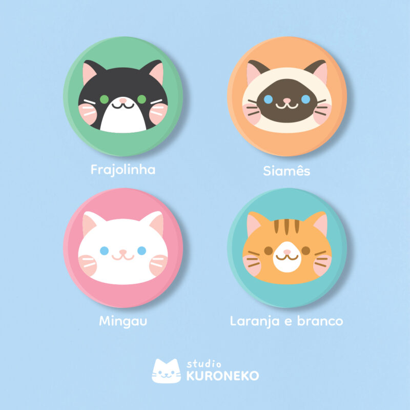 Bottons - Gatinhos Fofinhos