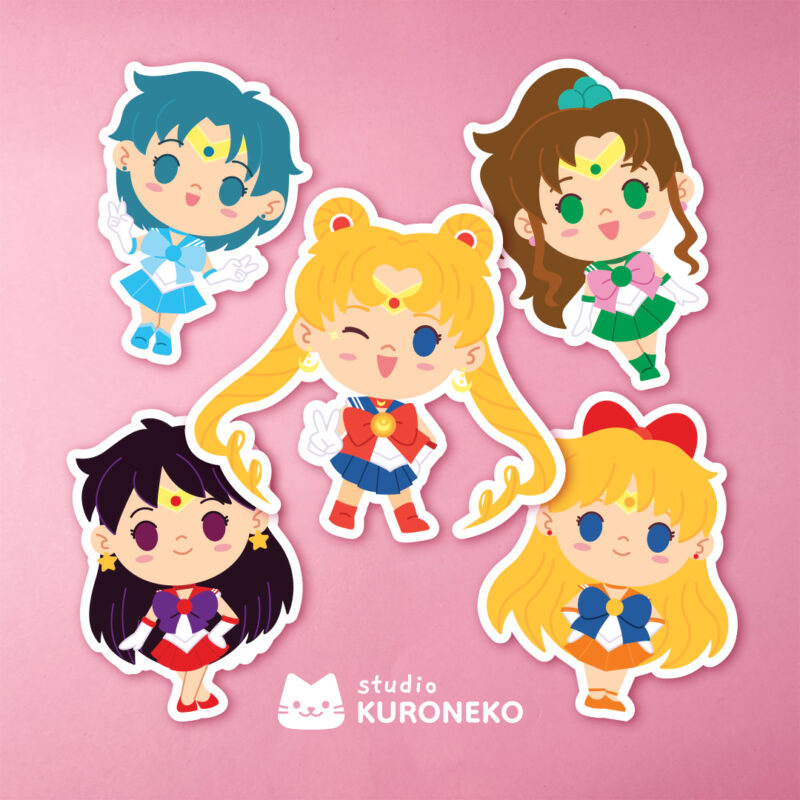Pacote de Adesivos - Sailor Moon