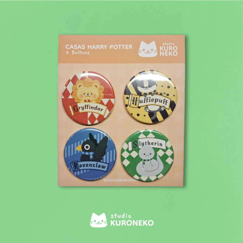 Bottons - Casas Harry Potter