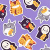 Pacote de Adesivos - Ghibli Maneki Neko