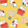 Pacote de Adesivos - Snoopy e Charlie