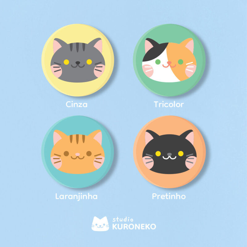 Bottons - Gatinhos Fofinhos
