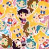 Pacote de Adesivos - Sailor Moon