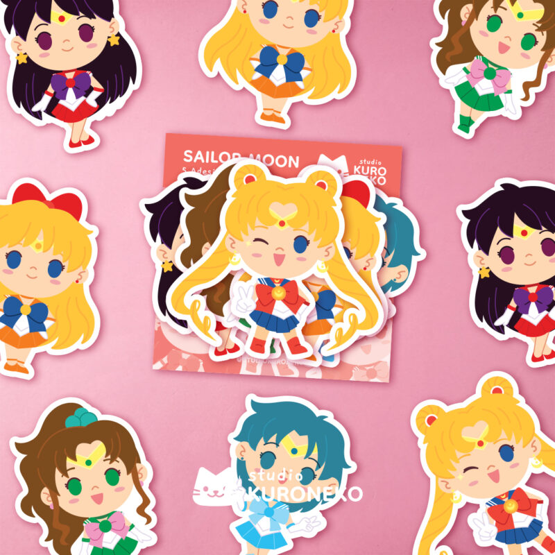 Pacote de Adesivos - Sailor Moon