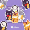 Pacote de Adesivos - Ghibli Maneki Neko
