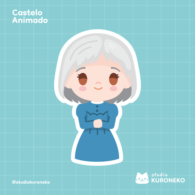 Pacote de Adesivos - Castelo Animado