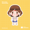 Pacote de Adesivos - Princesa Mononoke