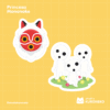 Pacote de Adesivos - Princesa Mononoke