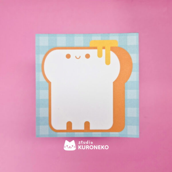 Bloquinhos de anotações - Gatinhos e pãozinho