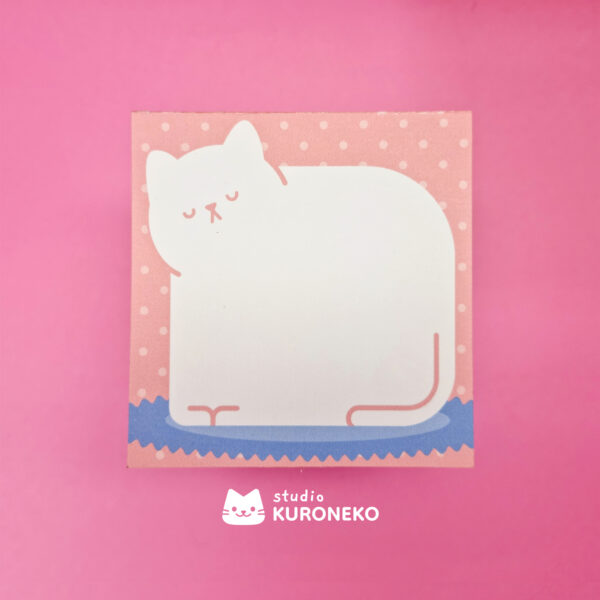 Bloquinhos de anotações - Gatinhos e pãozinho