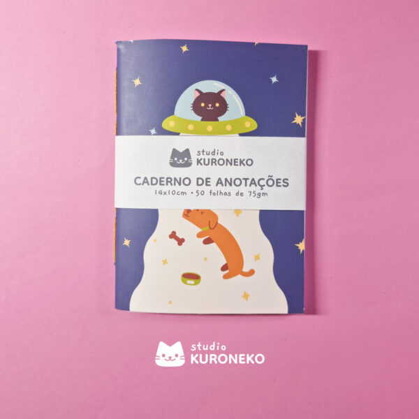 Caderninho de anotações - Alien Neko