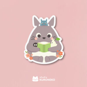 Adesivo - Totoro Lendo