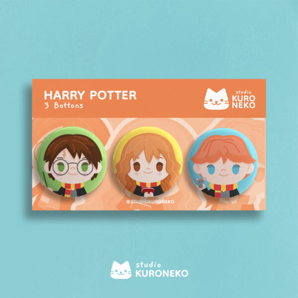 Pacote de Bottons - Harry Potter