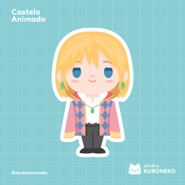 Pacote de Adesivos - Castelo Animado