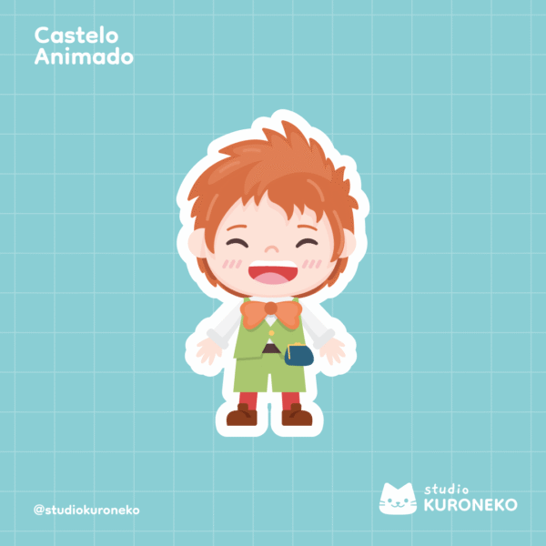 Pacote de Adesivos - Castelo Animado