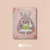 Caderno Capa Dura - Totoro Lendo