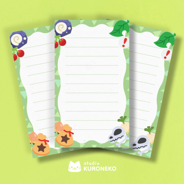 Bloquinho de anotações - Animal Crossing