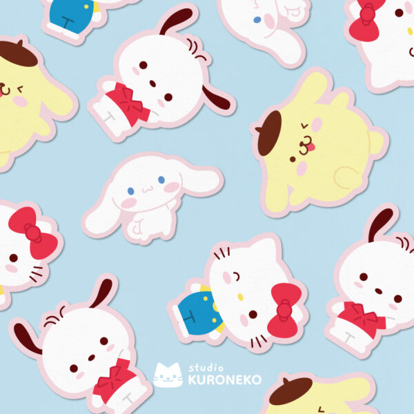 Pacote de Adesivos - Sanrio Hello Kitty V1
