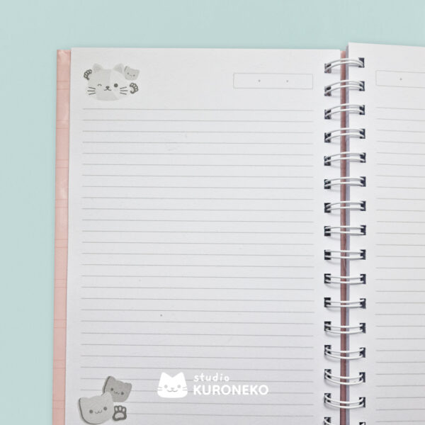 Caderno Capa Dura - Cat Coffee