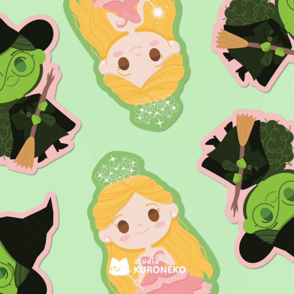 Pacote de Adesivos - Wicked