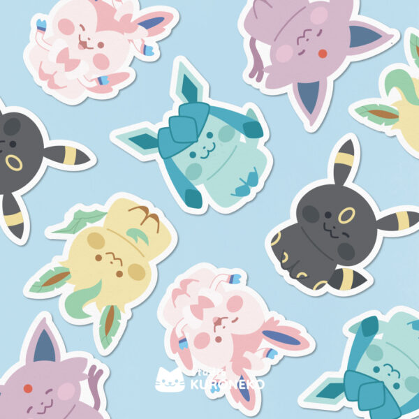 Pacote de adesivos - Eeveelutions V2