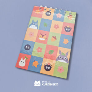 Caderno Capa Dura - Padrão Totoro