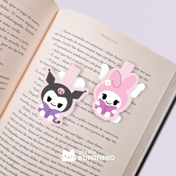 Marca Página Magnético - My Melody e Kuromi