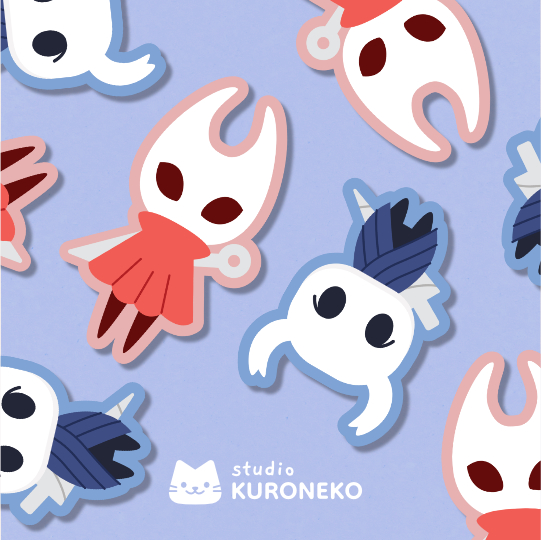 Pacote de Adesivos - Hollow Knight