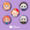 Bottons - Vilões do Cinema - Halloween