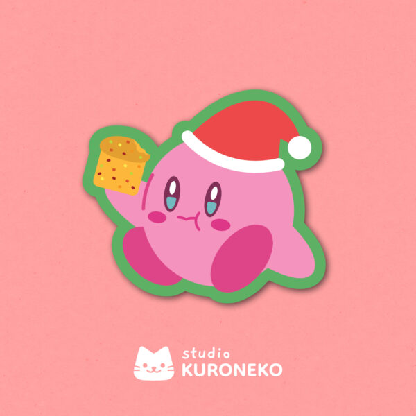 Adesivo - Kirby de Natal