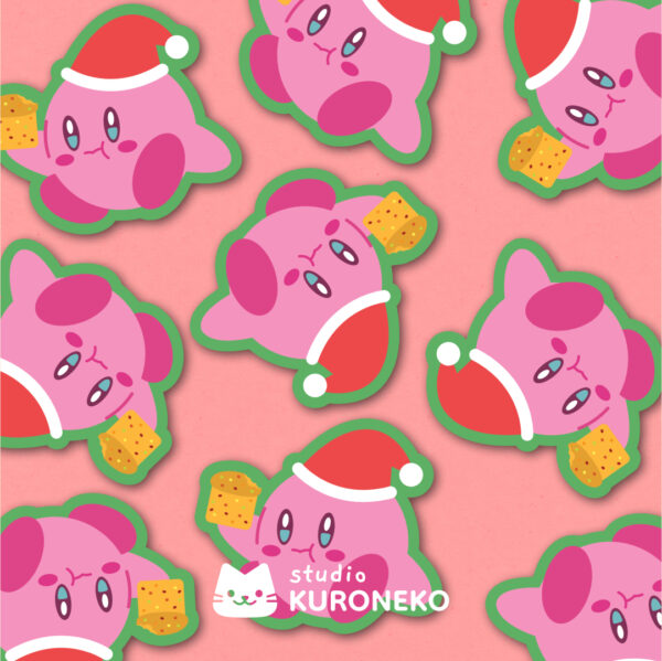 Adesivo - Kirby de Natal