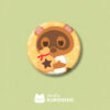 Kit com 4 bottons - Animal Crossing V2