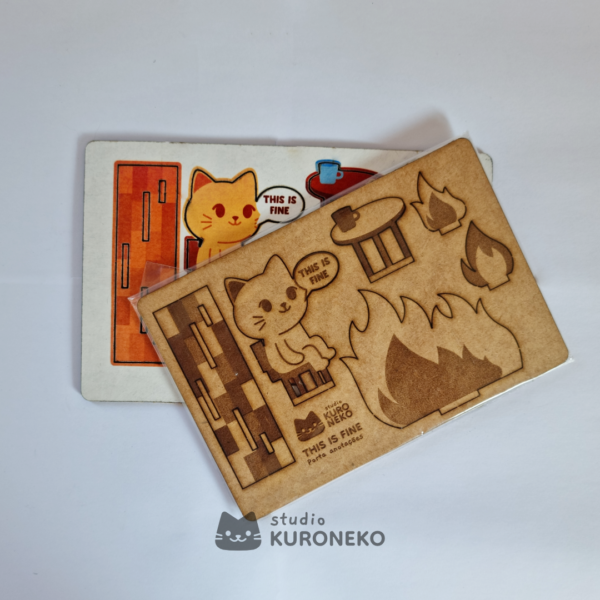 Porta Recados e Anotações MDF - This is Fine