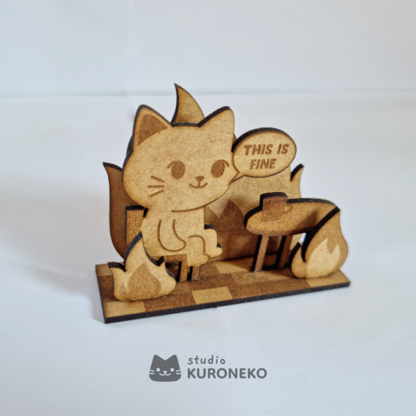 Porta Recados e Anotações MDF - This is Fine