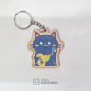 Prancheta4 Chaveiro MDF - Maneki Neko