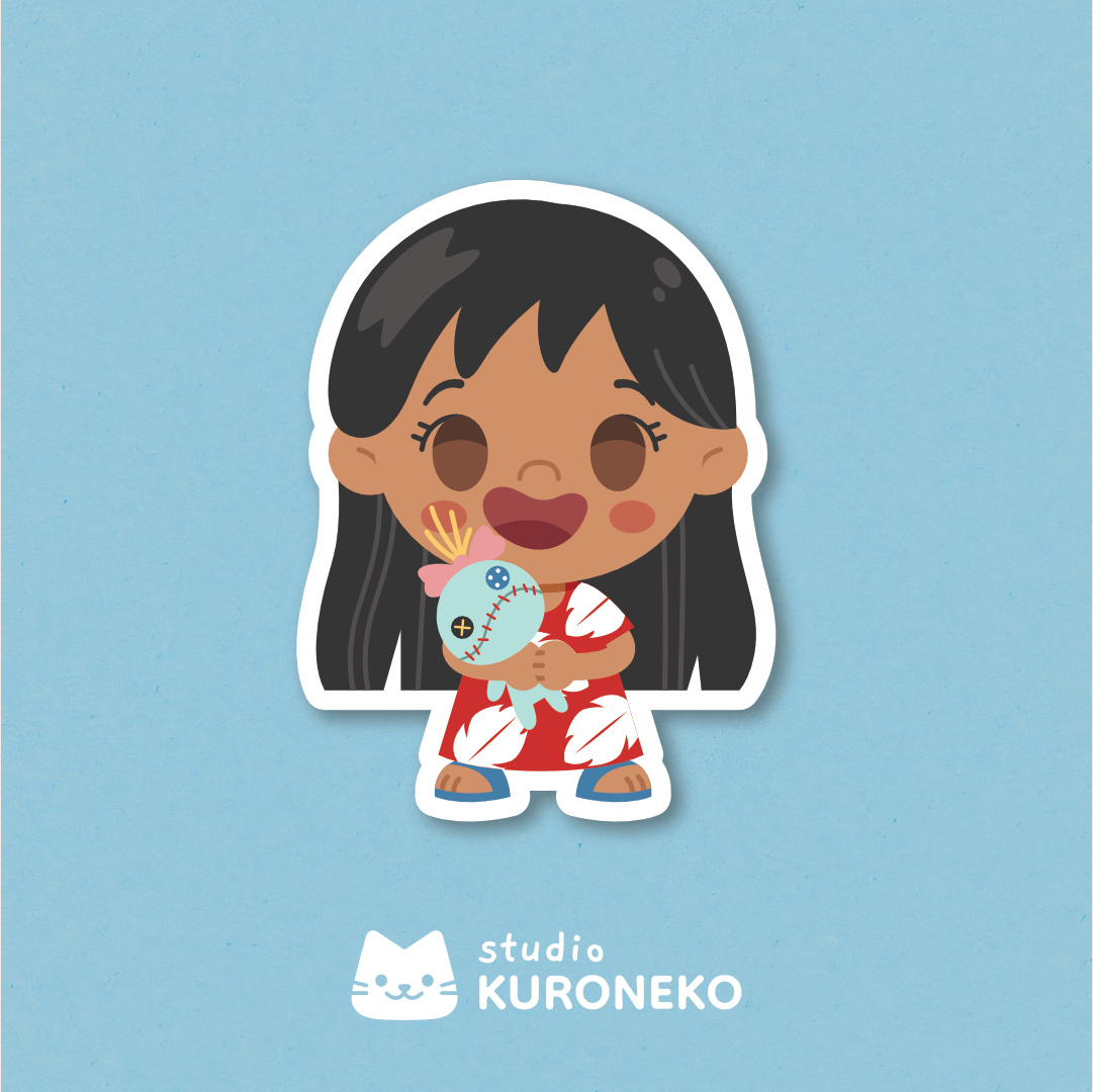 Post 2@2x Pacote de Adesivos - Lilo e Stitch