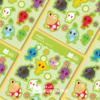 Cartela de Adesivos - Pikmins