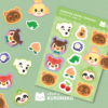 Post 4@2x Cartela de Adesivos - Animal Crossing Carinhas
