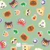 Post 5@2x Cartela de Adesivos - Animal Crossing Carinhas